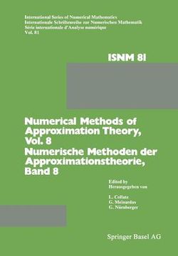 portada Numerical Methods of Approximation Theory/Numerische Methoden Der Approximationstheorie: Workshop on Numerical Methods of Approximation Theory Oberwol (en Alemán)