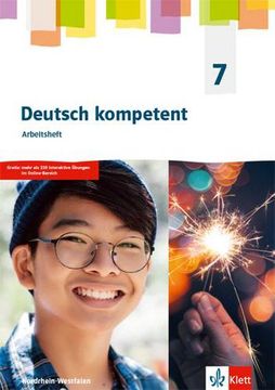 portada Deutsch Kompetent 7. Arbeitsheft Klasse 7. Ausgabe Nordrhein-Westfalen Gymnasium (G9): Arbeitsheft mit Interaktiven Übungen Klasse 7 (en Alemán)