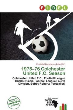 portada 1975-76 colchester united f.c. season (en Inglés)