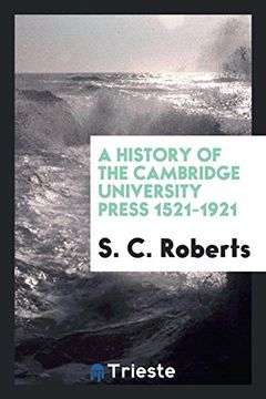 portada A History of the Cambridge University Press 1521-1921 