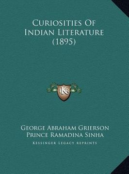 portada curiosities of indian literature (1895) (en Inglés)