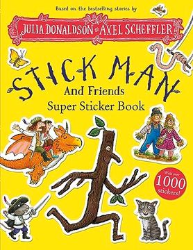 portada Stick man and Friends Super Sticker Book (en Inglés)