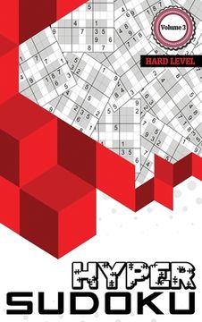 portada Hyper Sudoku: 500 Hard Level Sudoku, Sudoku Hard Puzzle Books, Hard Sudoku Books for Adults, Volume 3 (en Inglés)