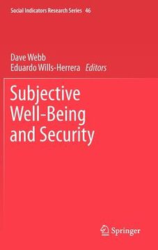 portada subjective well-being and security