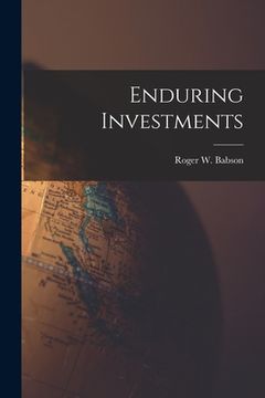 portada Enduring Investments (en Inglés)