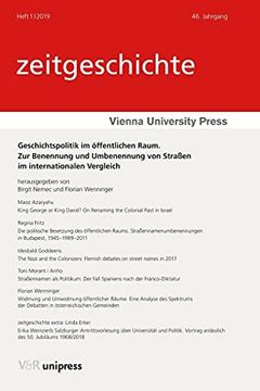 portada Geschichtspolitik im Offentlichen Raum: Zur Benennung und Umbenennung von Strassen im Internationalen Vergleich (in German)