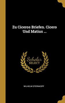 portada Zu Ciceros Briefen. Cicero Und Matius ... 