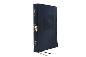 portada Net Bible, Thinline art Edition, Large Print, Leathersoft, Blue, Comfort Print: Holy Bible (en Inglés)