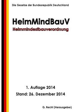 portada Heimmindestbauverordnung - HeimMindBauV (in German)