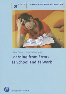 portada learning from errors at school and at work (en Inglés)