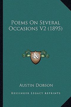 portada poems on several occasions v2 (1895) (en Inglés)