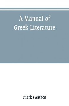 portada A Manual of Greek Literature (in English)