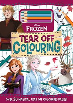 portada Disney Frozen Tear off Colouring Book & Colouring Pencils
