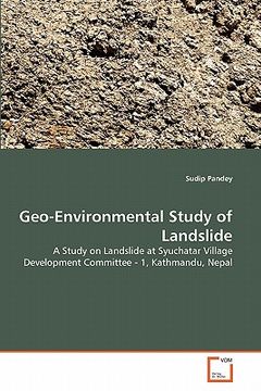 portada geo-environmental study of landslide (en Inglés)