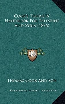 portada cook's tourists' handbook for palestine and syria (1876)
