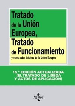 portada 149.tratado union europea,trat.funcionamiento actos basicos (in English)