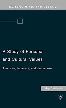 portada A Study of Personal and Cultural Values: American, Japanese, and Vietnamese (Culture, Mind, and Society) (in English)