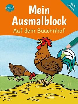 portada Mein Ausmalblock. Auf dem Bauernhof Malblock für Kinder ab 4 Jahren (in German)