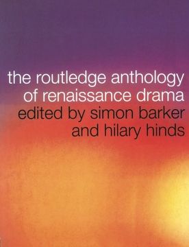 portada The Routledge Anthology of Renaissance Drama (en Inglés)