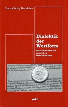 portada Dialektik Der Wertform: Untersuchungen Zur Marxschen Okonomiekritik (german Edition) (en Alemán)