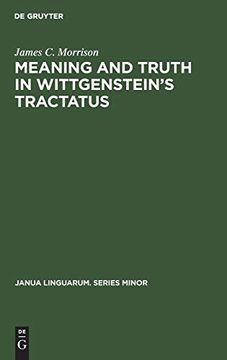 portada Meaning and Truth in Wittgenstein\ s Tractatus (in English)