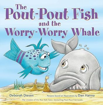 portada The Pout-Pout Fish and the Worry-Worry Whale (a Pout-Pout Fish Adventure) (en Inglés)