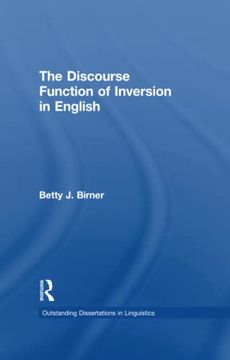 portada The Discourse Function of Inversion in English (in English)