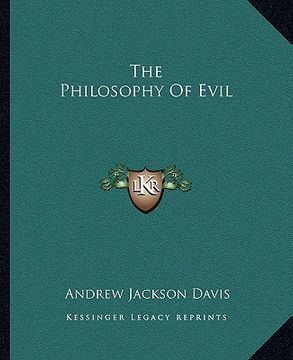 portada the philosophy of evil (en Inglés)
