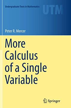 portada More Calculus of a Single Variable (Undergraduate Texts in Mathematics) (en Inglés)