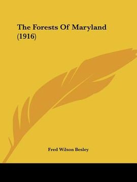 portada the forests of maryland (1916) (en Inglés)