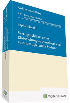 portada Vertragsschlüsse Unter Einbeziehung Automatisiert und Autonom Agierender Systeme (en Alemán)