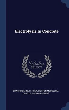 portada Electrolysis In Concrete (en Inglés)