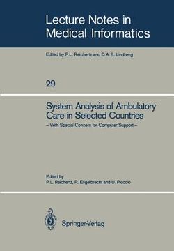 portada system analysis of ambulatory care in selected countries: with special concern for computer support