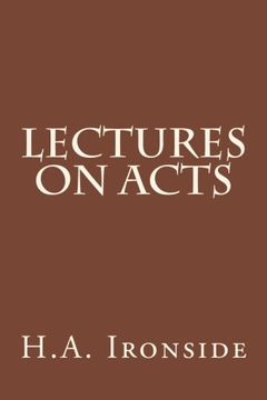 portada Lectures On Acts