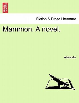 portada mammon. a novel. (in English)