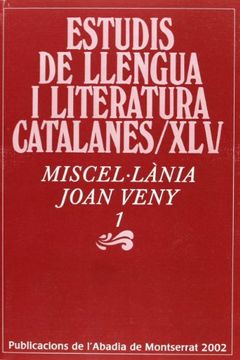 portada Miscel·Lània Joan Veny, 1 (in Catalá)