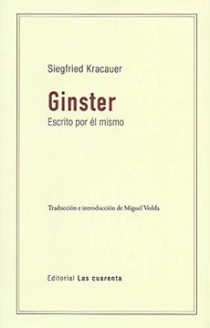 portada Ginster: Escrito por el Mismo (in Spanish)