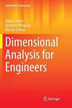 portada Dimensional Analysis for Engineers (en Inglés)