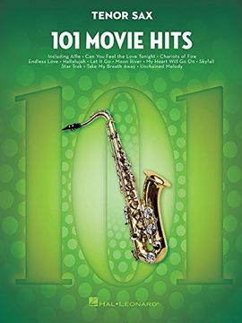 portada 101 Movie Hits for Tenor Saxophone (en Inglés)
