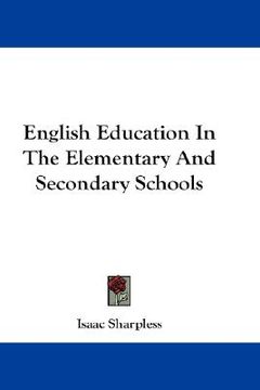 portada english education in the elementary and secondary schools (en Inglés)