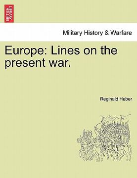 portada europe: lines on the present war.