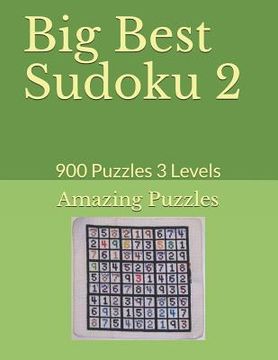 portada Big Best Sudoku 2: 900 Puzzles 3 Levels (en Inglés)