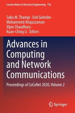 portada Advances in Computing and Network Communications: Proceedings of Coconet 2020, Volume 2 (en Inglés)