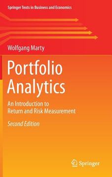 portada Portfolio Analytics: An Introduction to Return and Risk Measurement (en Inglés)