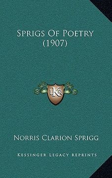 portada sprigs of poetry (1907) (en Inglés)