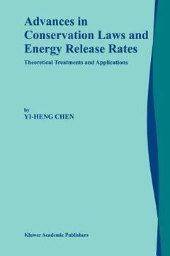 portada advances in conservation laws and energy release rates: theoretical treatments and applications (in English)