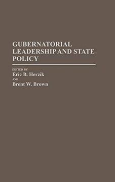 portada Gubernatorial Leadership and State Policy (Contributions in Political Science) (in English)