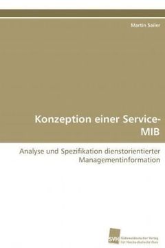 portada Konzeption einer Service-MIB: Analyse und Spezifikation dienstorientierter Managementinformation