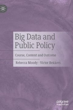 portada Big Data and Public Policy: Course, Content and Outcome (in English)