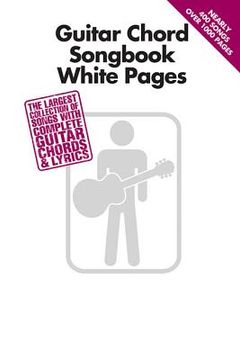 portada guitar chord songbook white pages